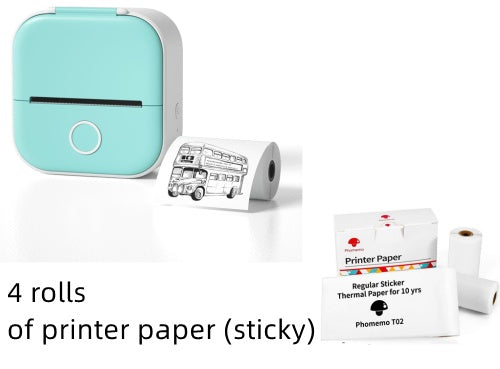 Portable Mini Thermal Label Printer Bluetooth