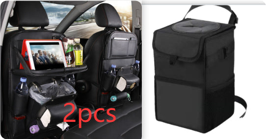 PU Leather Car Storage Bag Multifunction Seat Back Waterproof