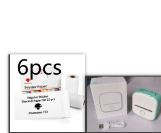 Portable Mini Thermal Label Printer Bluetooth