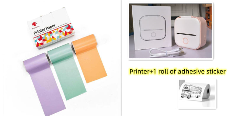 Portable Mini Thermal Label Printer Bluetooth