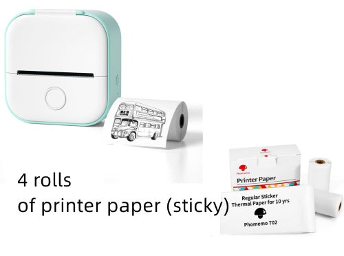 Portable Mini Thermal Label Printer Bluetooth