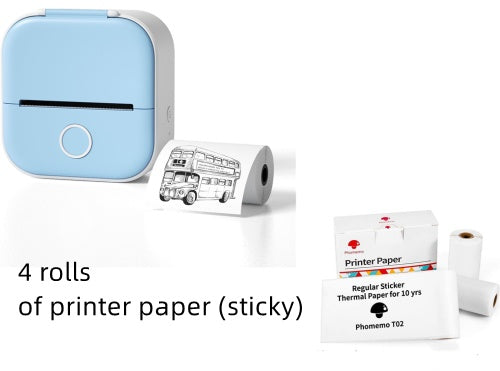 Portable Mini Thermal Label Printer Bluetooth