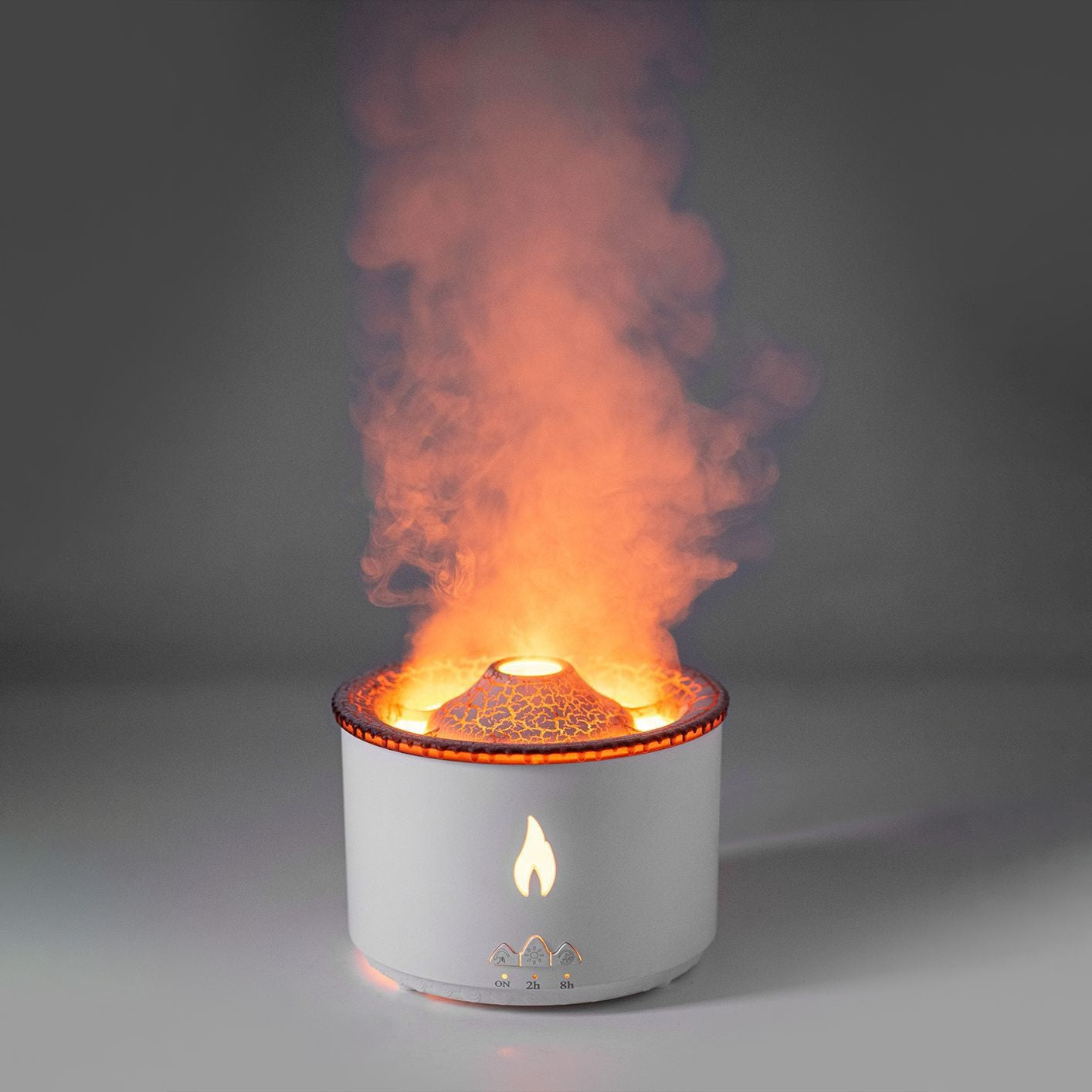 Ultrasonic Essential Oil Humidifier Volcano Aromatherapy Machine Jellyfish Air Flame Diffuser