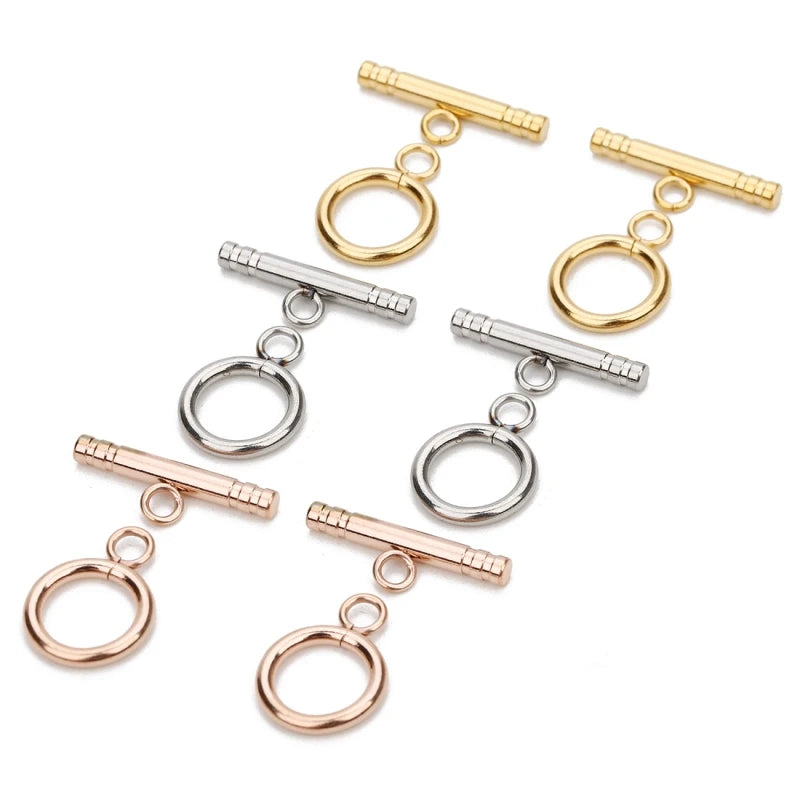 Stainless Steel OT Clasps Connectors DIY Jewelry Maker