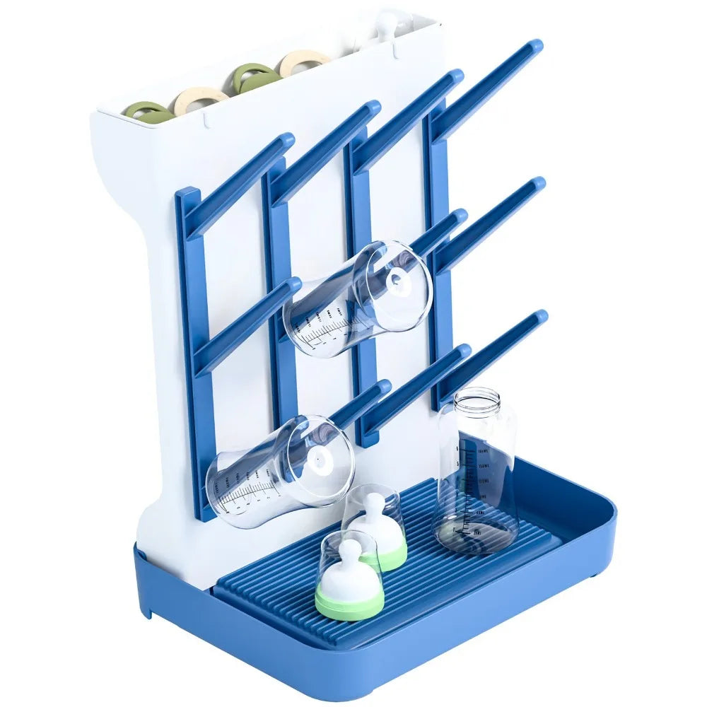 Vertical Baby Bottle Drying Rack Space Saving Multi Tiered Drying and Draining Stand Large Storage Holder Organizer Countertop