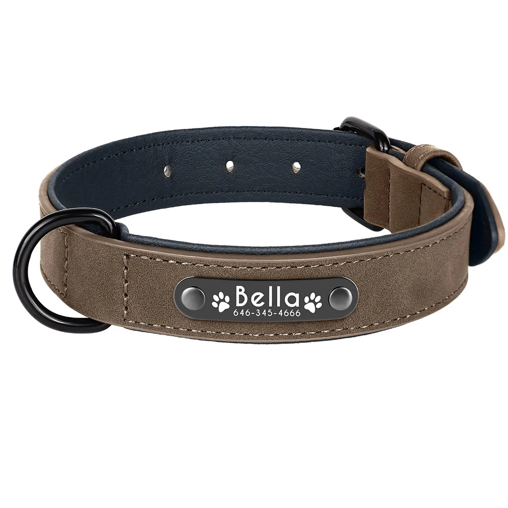 Dog Collars Personalized Custom Leather