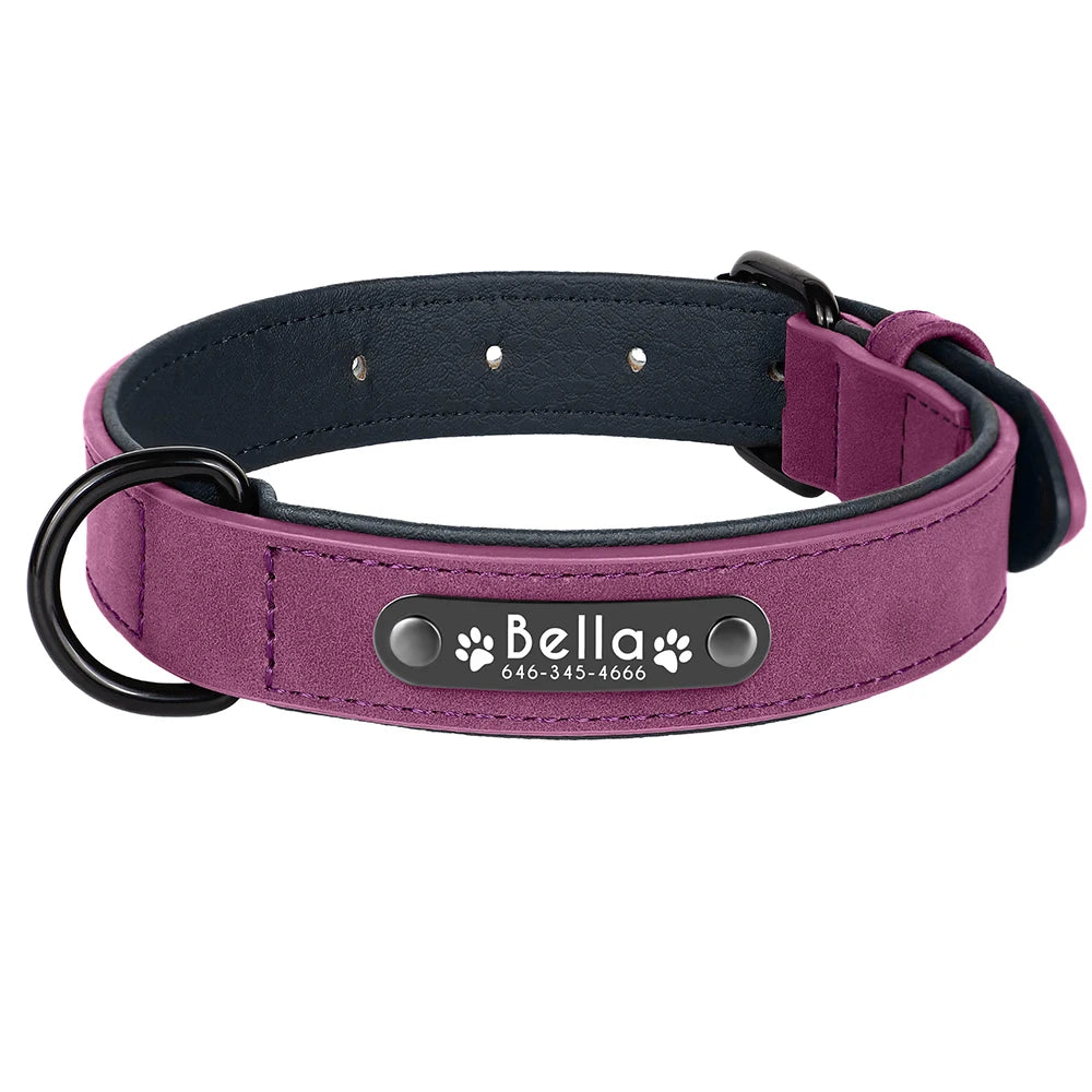 Dog Collars Personalized Custom Leather