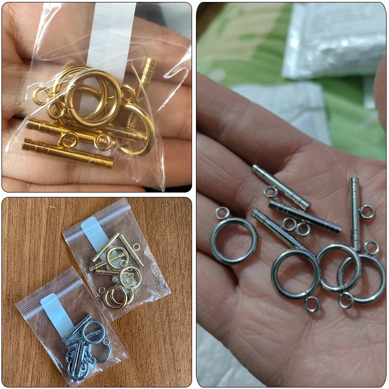 Stainless Steel OT Clasps Connectors DIY Jewelry Maker