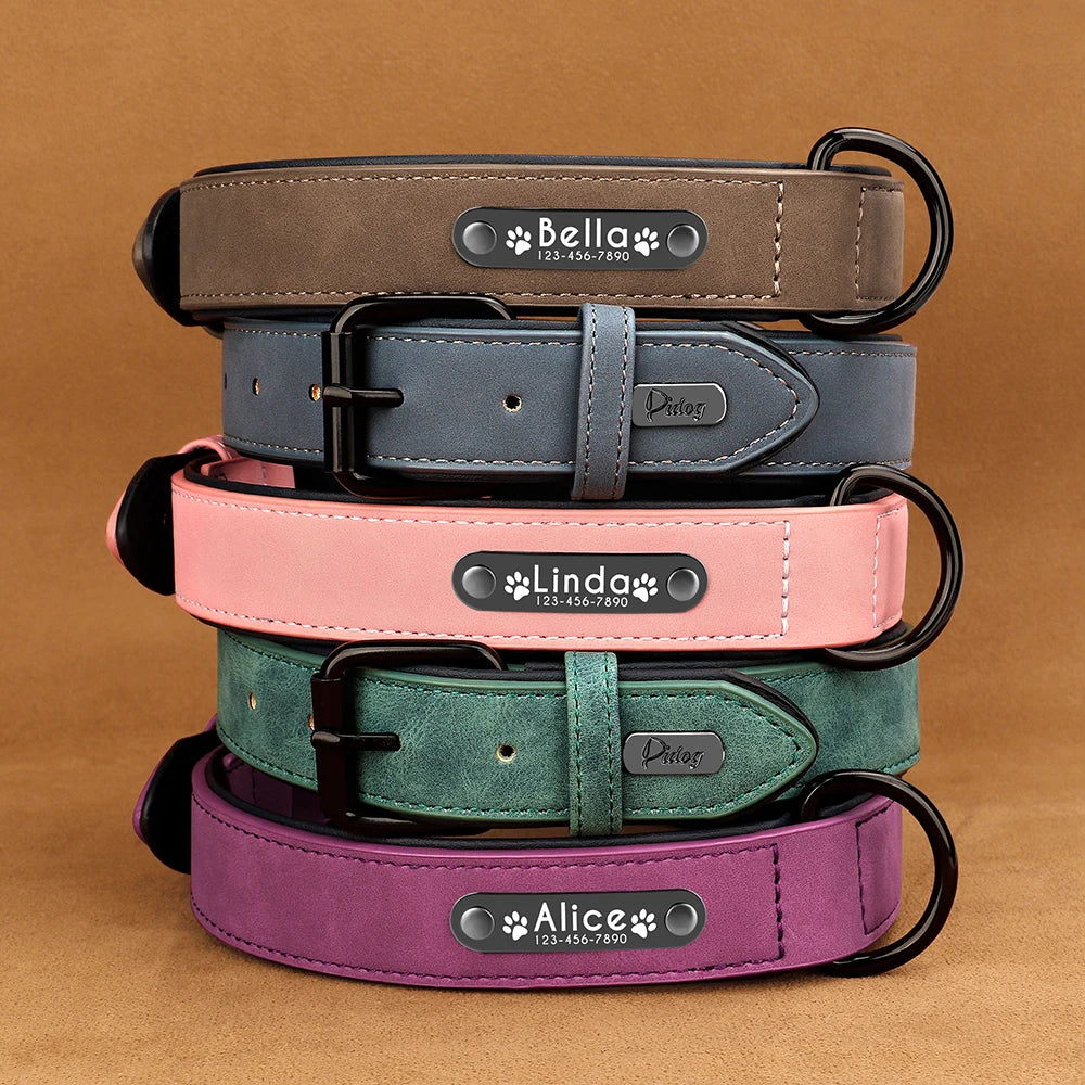 Dog Collars Personalized Custom Leather