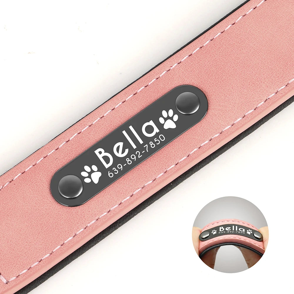 Dog Collars Personalized Custom Leather