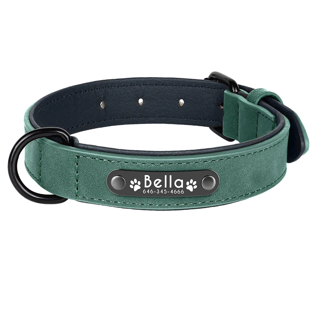 Dog Collars Personalized Custom Leather