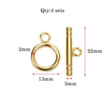 Stainless Steel OT Clasps Connectors DIY Jewelry Maker