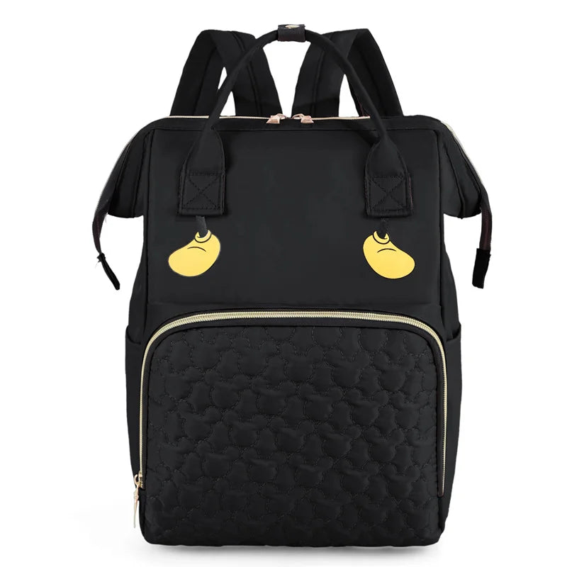 Custom Baby Name Mommy Bag Multi-functional Double Shoulder Storage Diaper Backpack for Outdoor Traveling Mom Gift