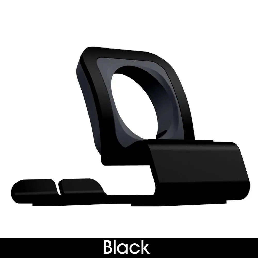 Aluminum Charger Stand for Apple Watch,Dock Station Charging Holder for iWatch Ultra 1 2/10/9/SE/8/7/6/5/4/3/2/1 Silicon Bracket