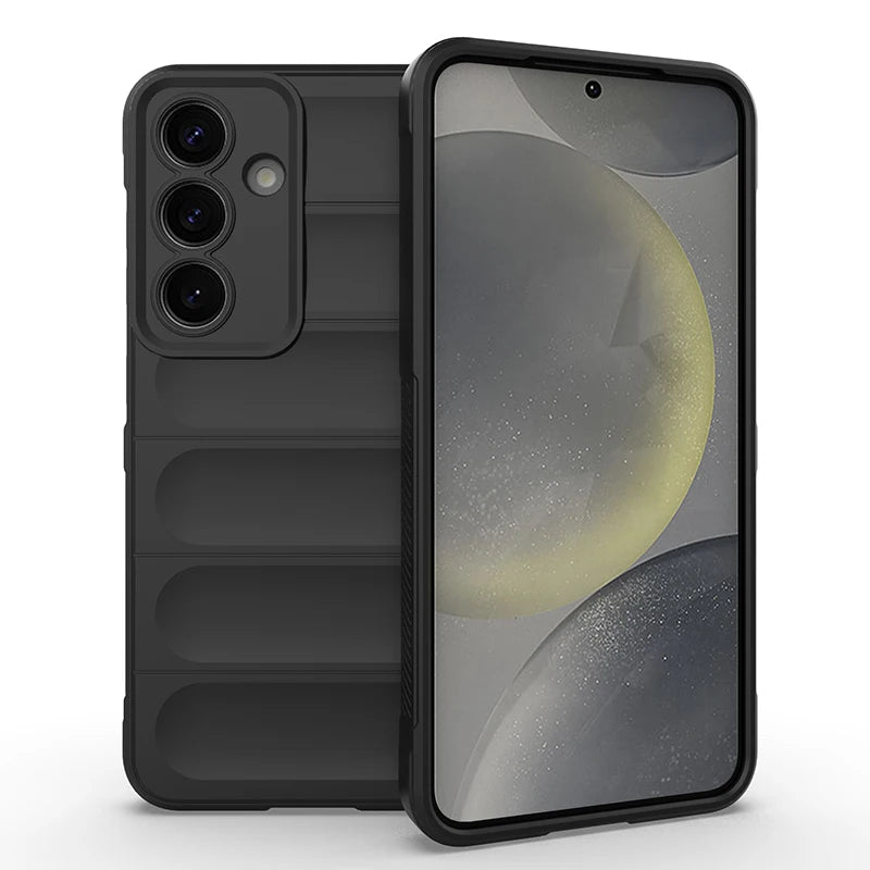 Fundas For Samsung S25 Ultra S24 Plus S23 S22 S21 FE Case Anti-fall Silicone Phone Cover for Galaxy Note 20 Ultra Protect Coque