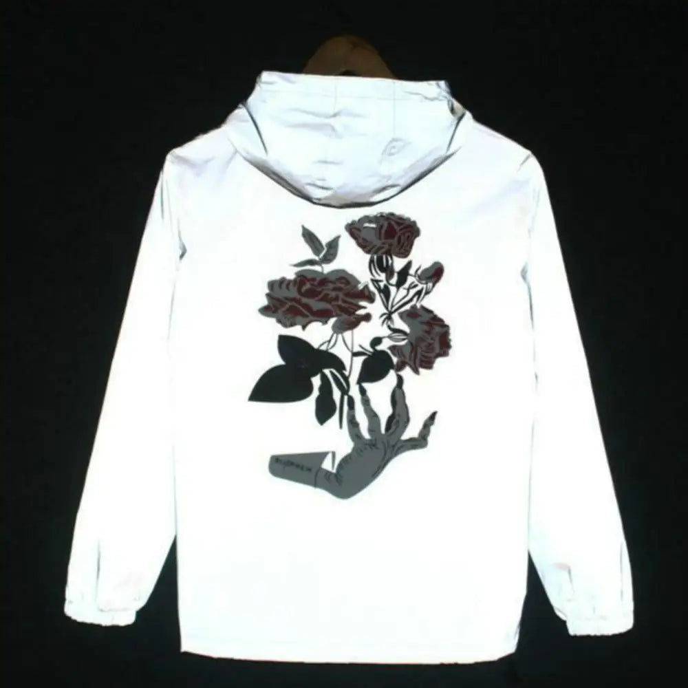 Unisex Reflective Jacket Casual Windbreaker
