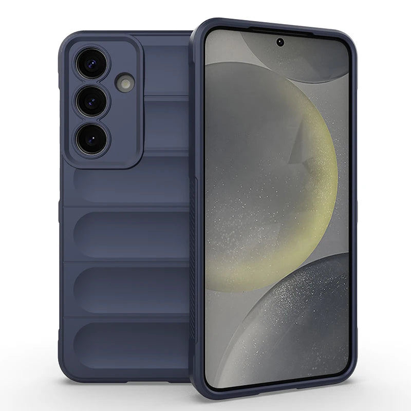 Fundas For Samsung S25 Ultra S24 Plus S23 S22 S21 FE Case Anti-fall Silicone Phone Cover for Galaxy Note 20 Ultra Protect Coque