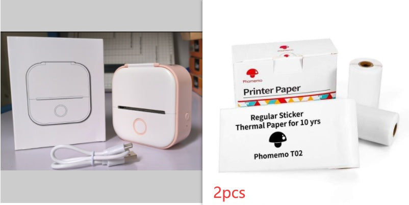 Portable Mini Thermal Label Printer Bluetooth
