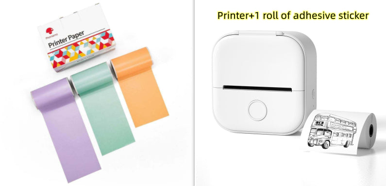 Portable Mini Thermal Label Printer Bluetooth