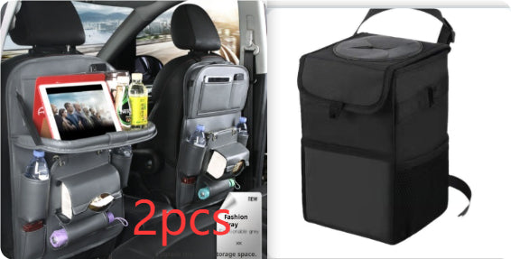 PU Leather Car Storage Bag Multifunction Seat Back Waterproof