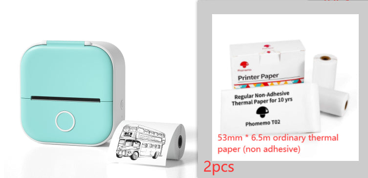 Portable Mini Thermal Label Printer Bluetooth