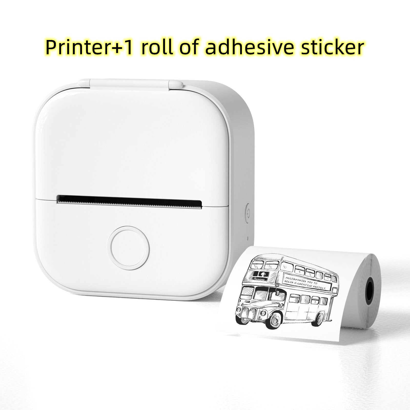 Portable Mini Thermal Label Printer Bluetooth