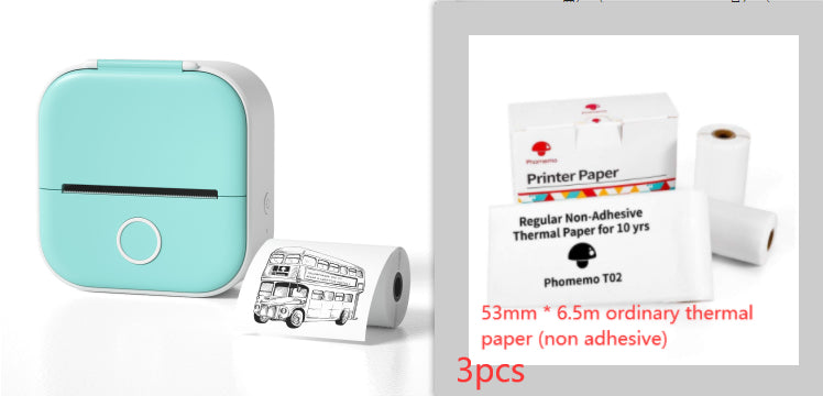 Portable Mini Thermal Label Printer Bluetooth